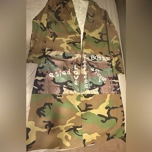 Army jacket long sleeves